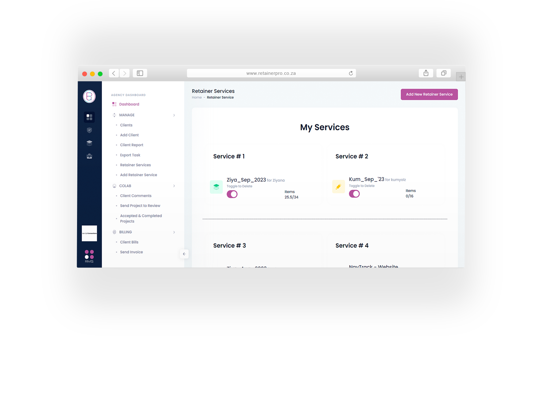 Agency - My Services