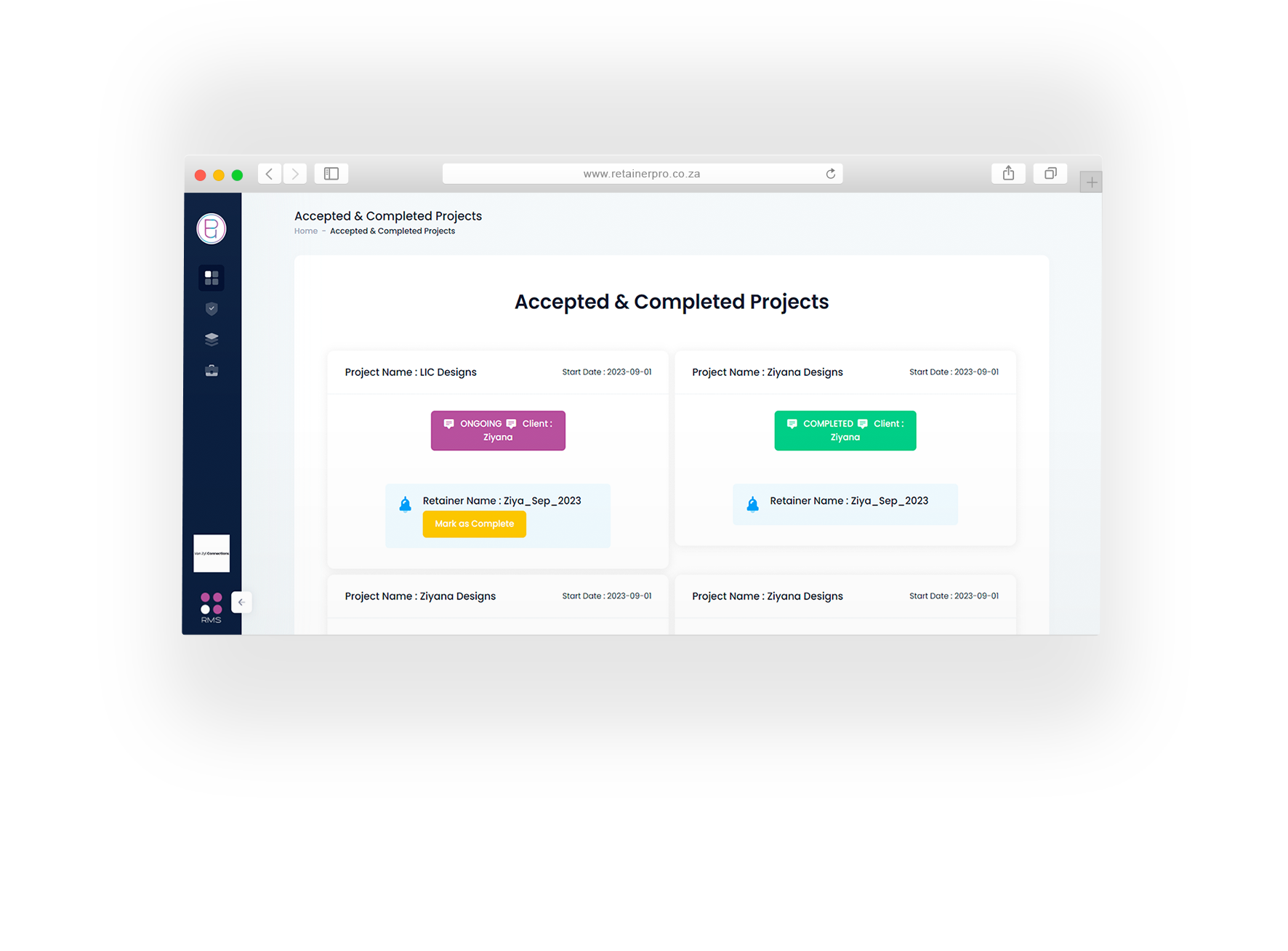Agency -accepted projects 2